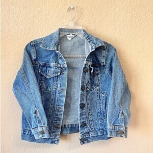 Vintage 1990s Chic kids denim jean jacket size M